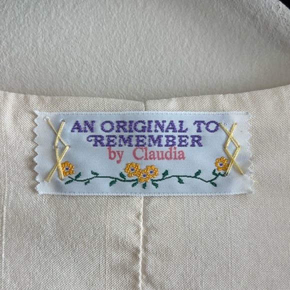 90’s embroidery cotton boho vest - Picture 3 of 8